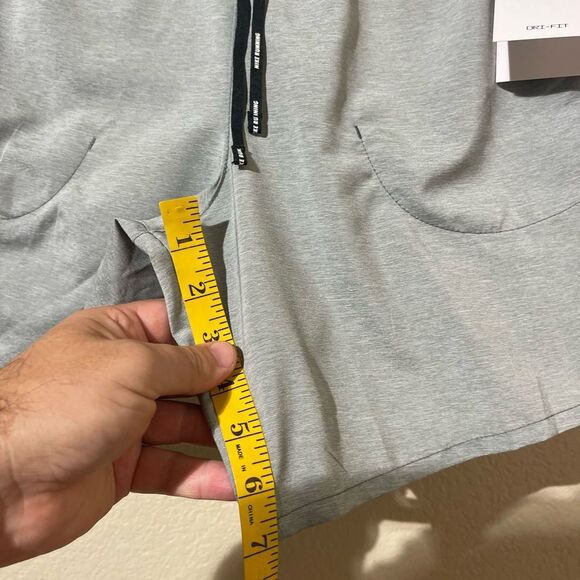 Nike Men's Athletic Shorts in Light Gray - Picture 5 of 7